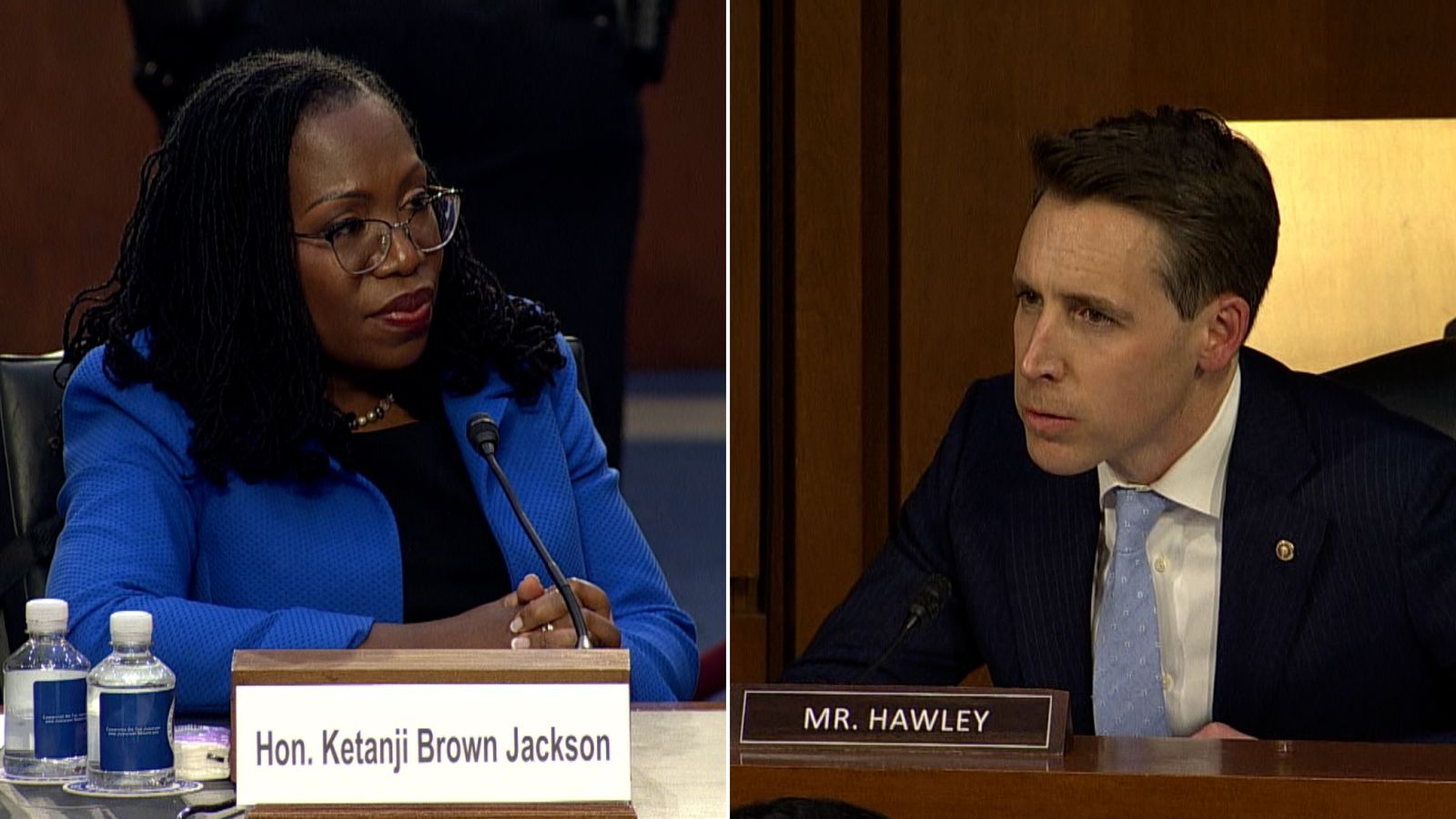 How Hawley's attacks on Ketanji Brown Jackson echo QAnon themes : NPR
