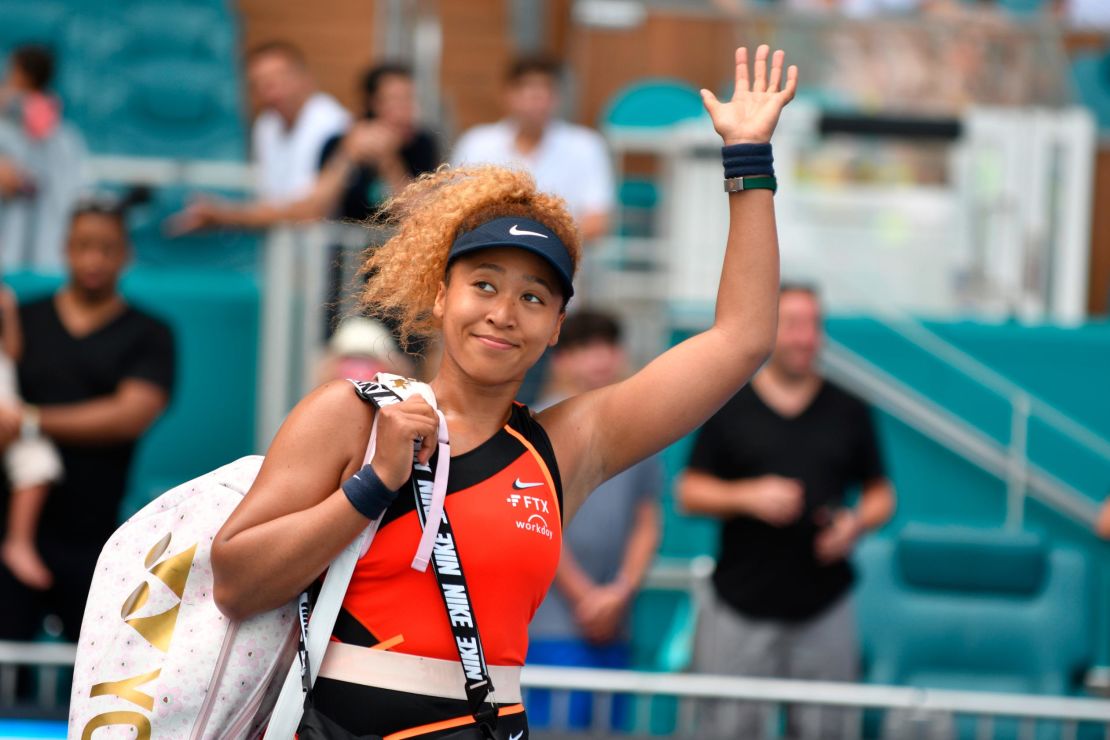 Naomi Osaka says she started talking to a therapist after Indian Wells ...