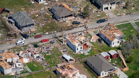 The neighborhood of Arabi, near New Orleans, which was hit hard by an EF-3 tornado on March 23.