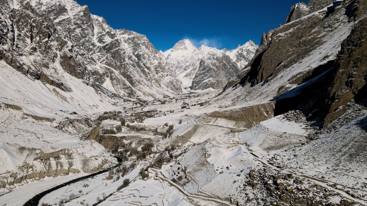 The area is home to three of the highest mountain ranges on Earth.