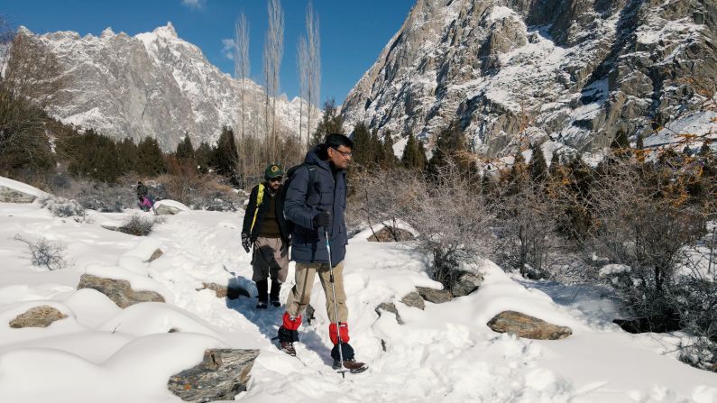 Hussain estimates there are 30 to 50 snow leopards around the 26 villages in the Gilgit-Baltistan region, where he and his team work. Although it's hard to track their numbers, the snow leopard population is stable in the area, he says. 