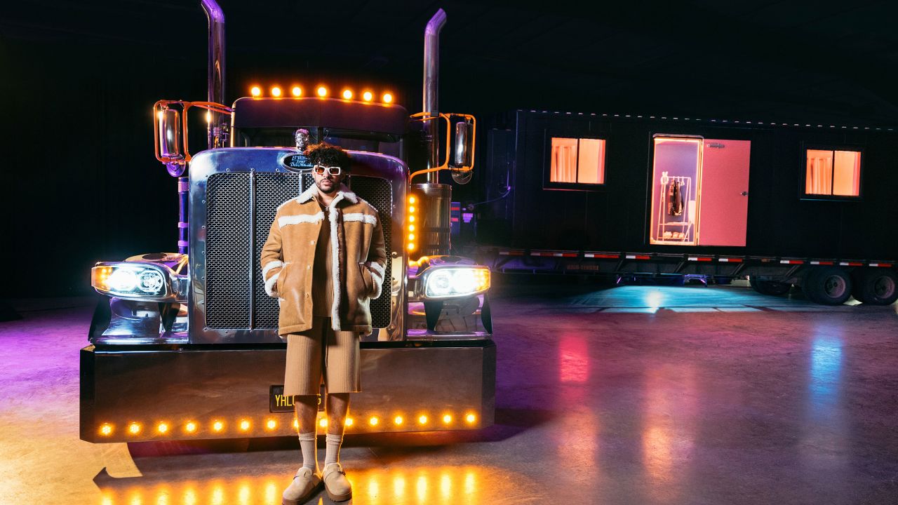 Bad Bunny will host an Airbnb stay in his semi-truck.