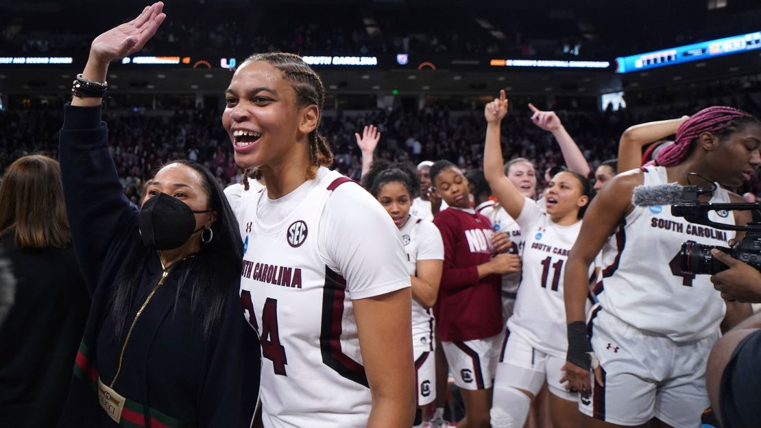 What is Dawn Staley wearing at March Madness? An HBCU jersey