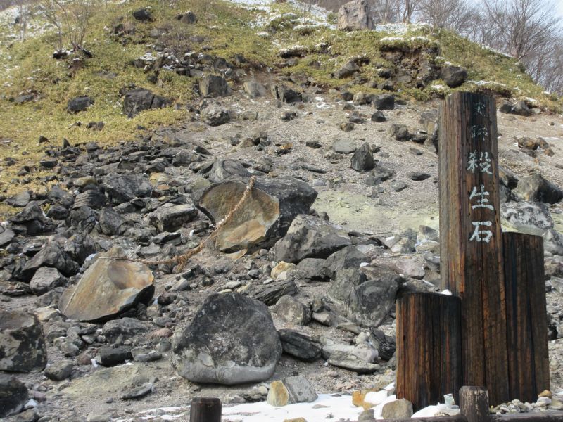 Japanese 'killing stone,' said to contain an evil spirit, has