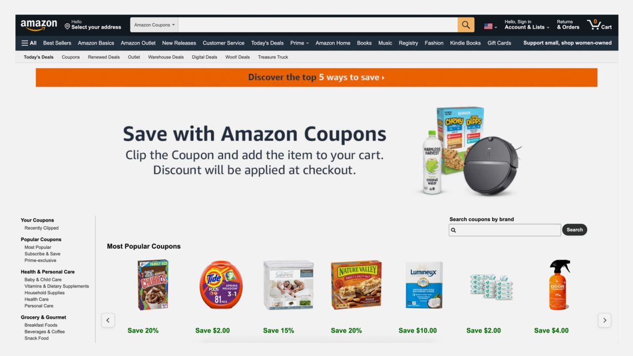 Coupon clipping for the online shopping age.