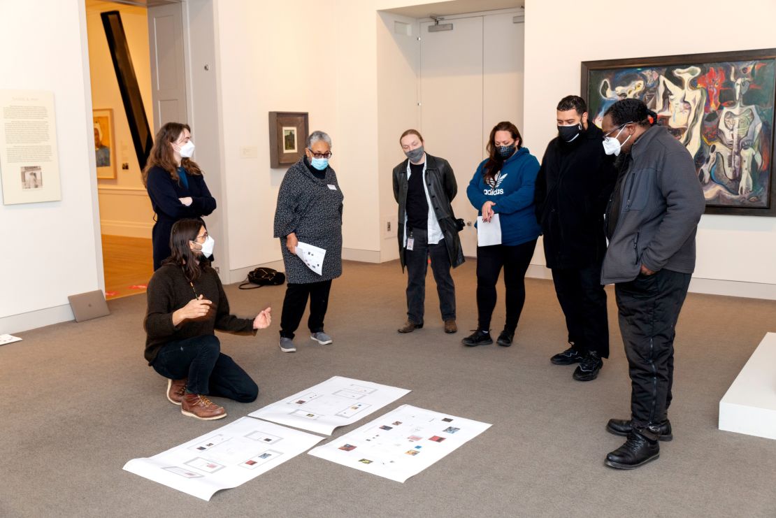 Guards spent two years gaining hands-on experience in the curation and installation of a museum exhibit. 