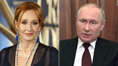 Vladimir Putin likened Russia's treatment by the West to the public backlash against J.K. Rowling. 
