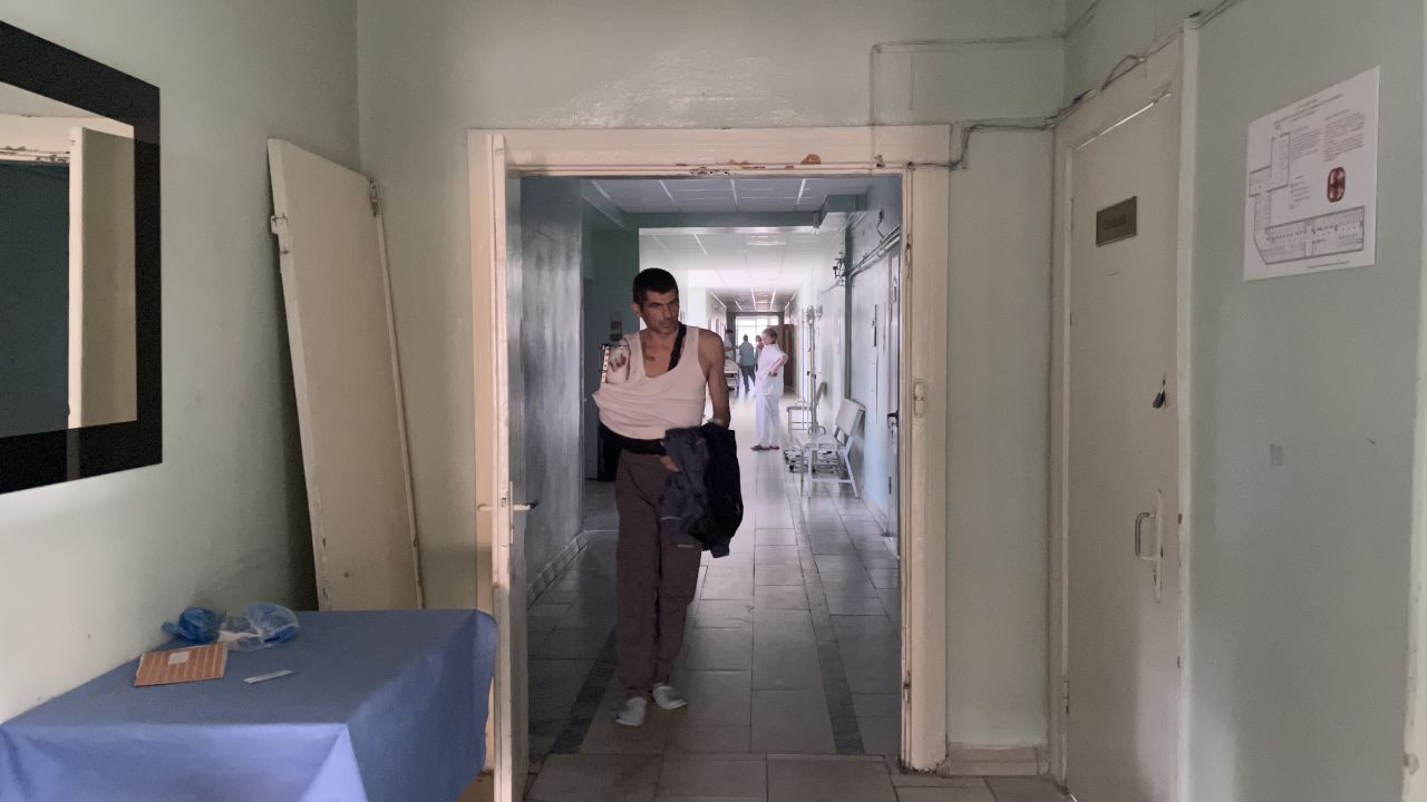 Brovary Central Hospital in eastern Kyiv.