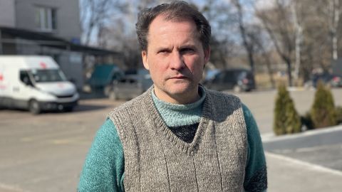 Andriy Mulyar, whose beekeeper brother Dmitry died during shelling in eastern Kyiv on Thursday, leaving a wife and three children.
