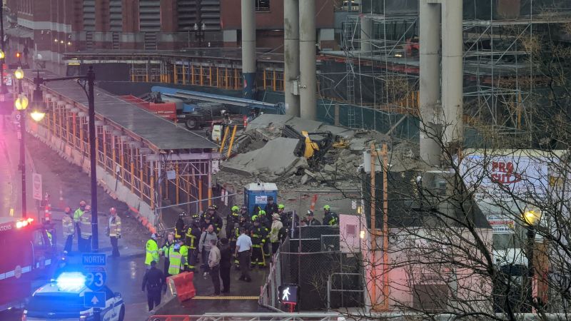 A construction worker was killed in a partial collapse at a Boston parking garage that was being demolished – CNN