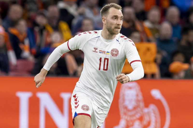 Christian Eriksen scores with first touch for Denmark upon return