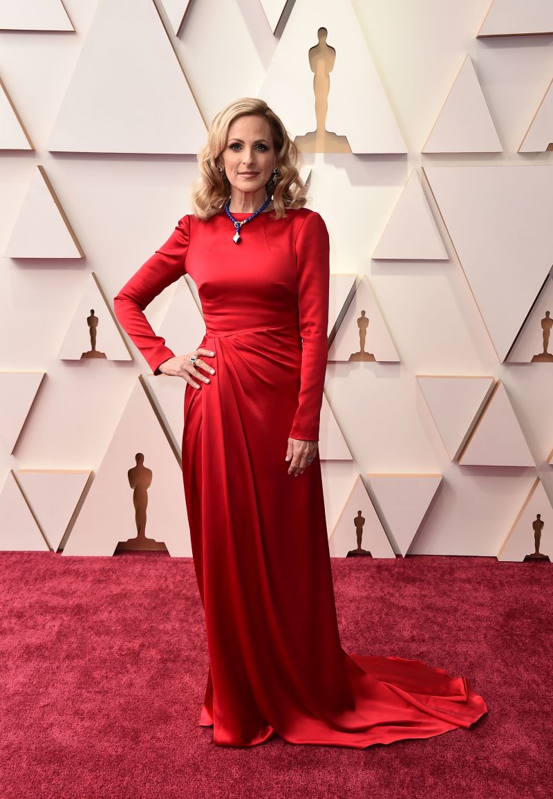 Oscars red outlet dress