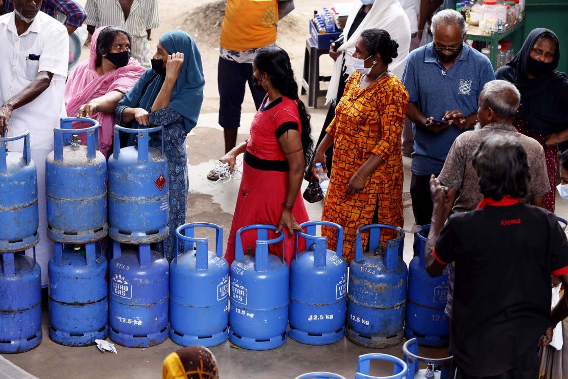 Sri Lankans spend most of their day queueing for fuel and gas as the country's economic crisis worsens.  