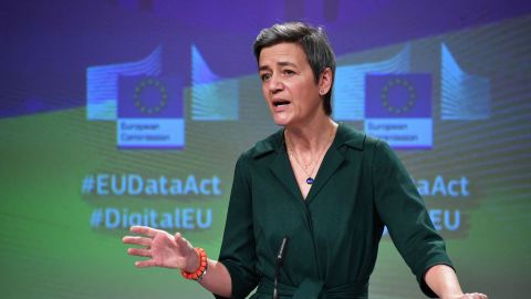 European Commission Executive Vice-President Margrethe Vestager has said the Digital Markets Act could take effect as early as October, although it could take longer for consumers to start to see the effects of the new rules. 