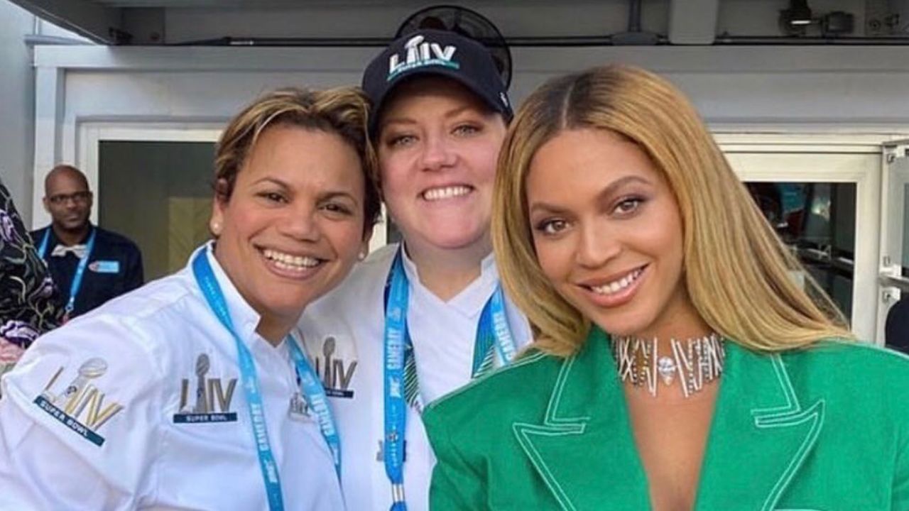 When you get to cook for Beyonce.