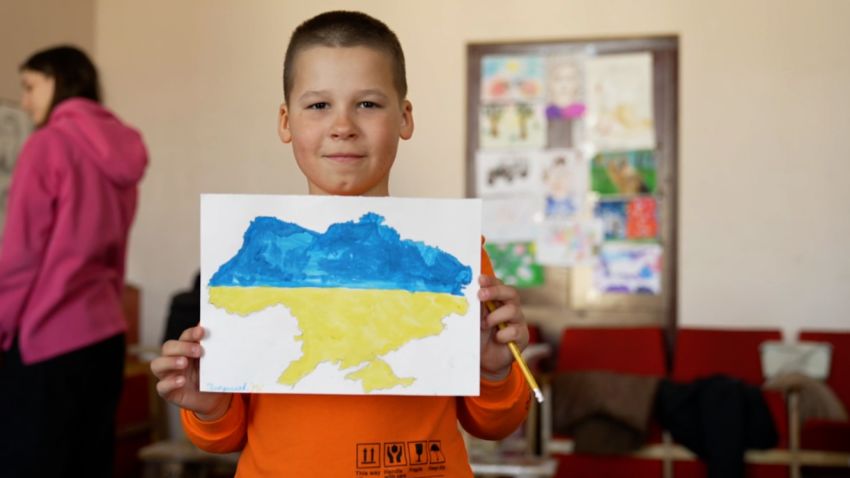 children ukraine postcard pkg still