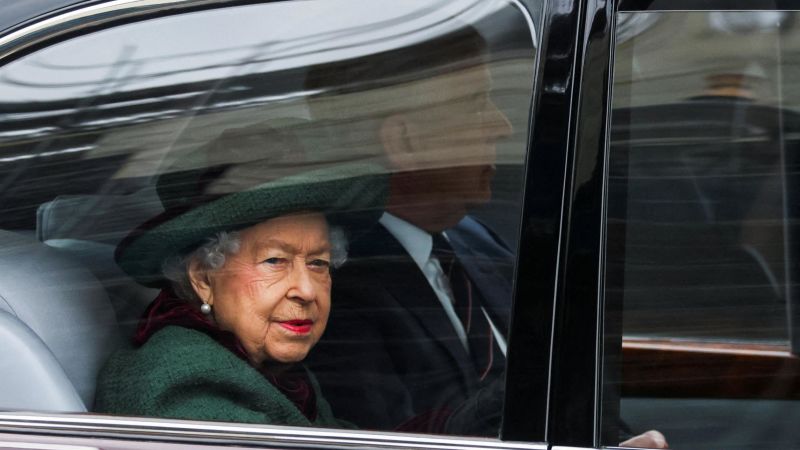Queen Elizabeth attends late husband’s memorial service – CNN