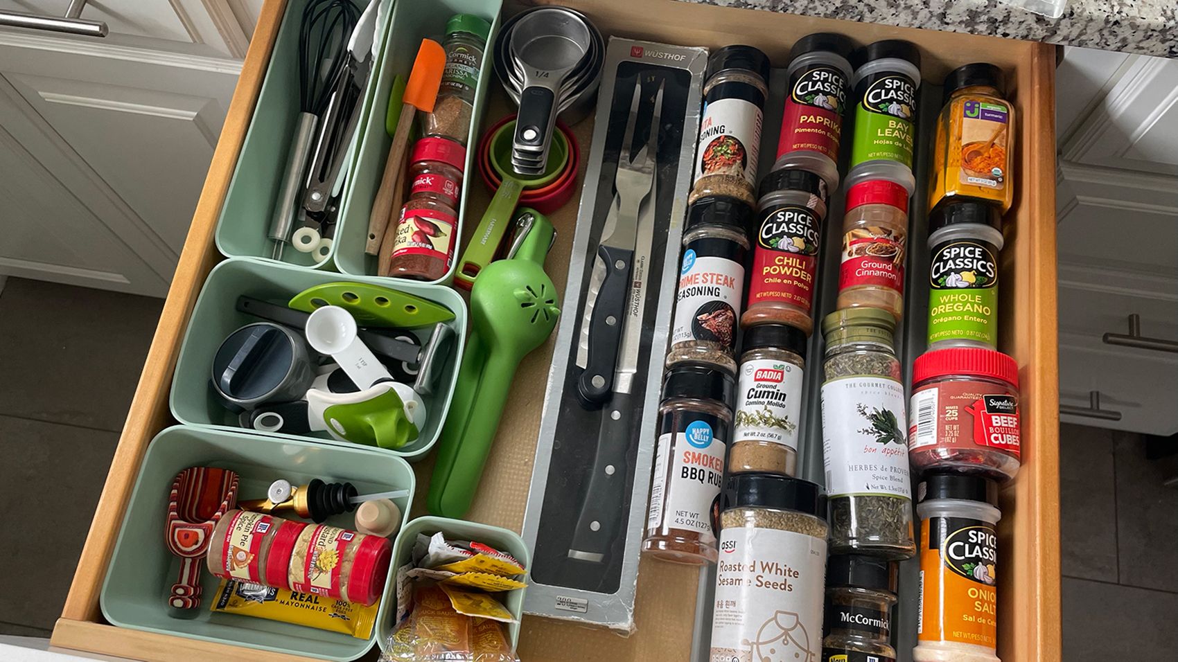 I Used a $5 Spice Rack from Target to Organize My Bathroom Closet