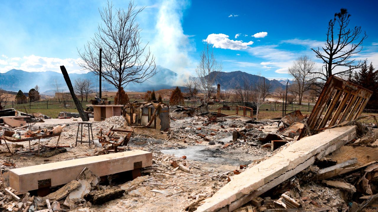 The Marshall wildfire started just a few miles away from where it destroyed more than 1,000 homes in December, 2021.