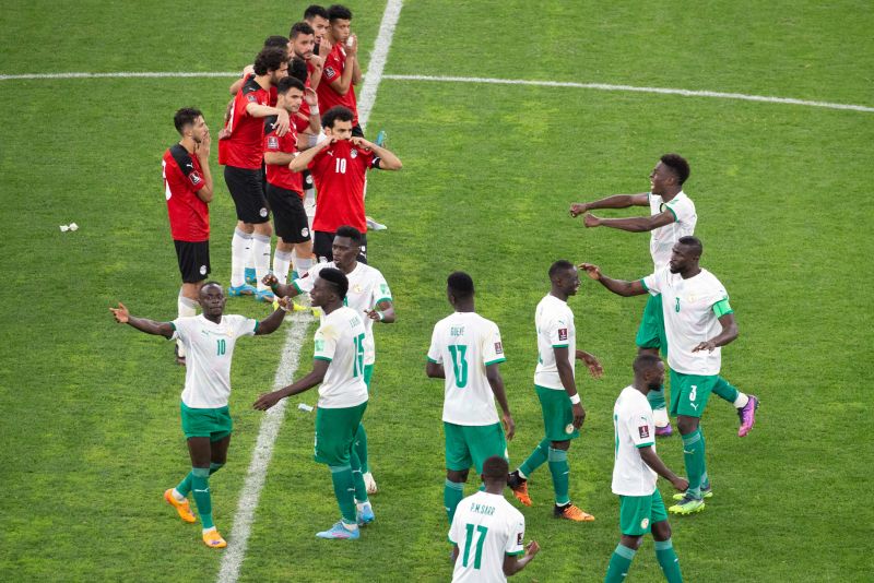 Senegal's soccer stars' jerseys
