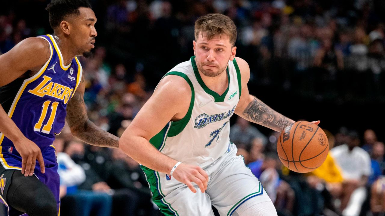 NBA All-Star Luka Doncic bagged his 10th triple-double of the season in just 30 minutes on the court.