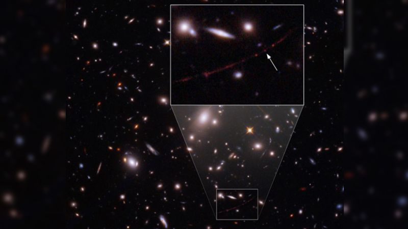 アレンデル星：ハッブル宇宙望遠鏡が280億光年離れた最も遠い星を見る。