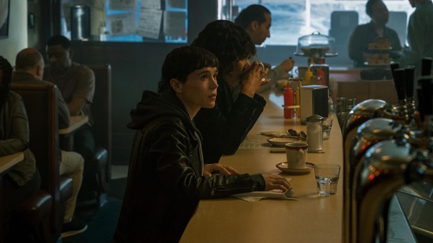 Elliot Page as Viktor Hargreeves in "Umbrella Academy" season 3.