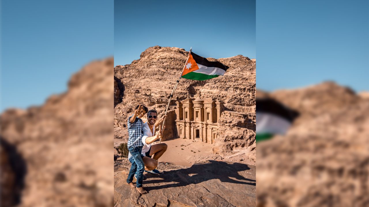 Grond visited his 100th country, Jordan, in 2019.