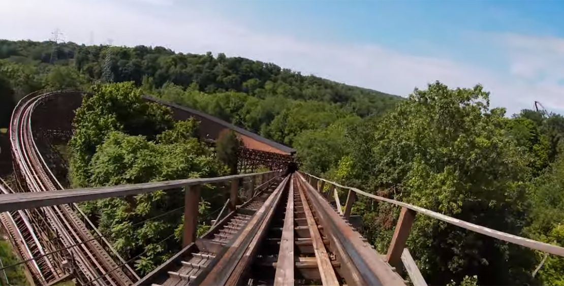 Part of the fun of The Beast is how it weaves through woodlands and uses the lay of the land to enhance the ride.