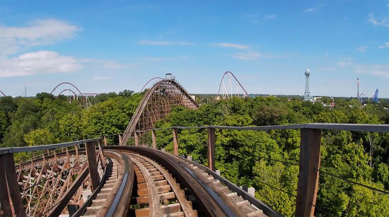 The Beast world s longest wooden roller coaster is getting