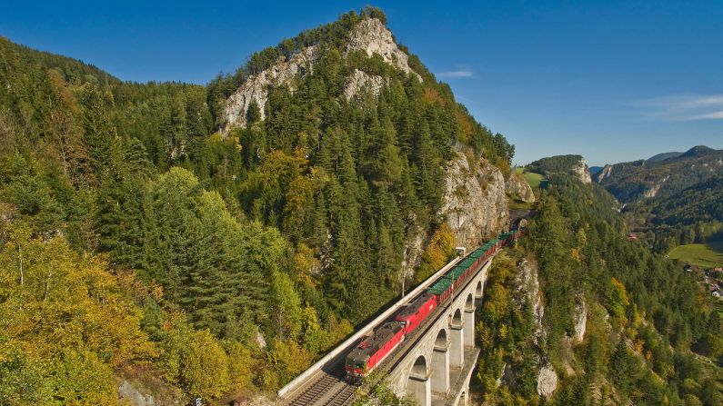 <strong>Well aged: </strong>Semmering Railway has been delivering breathtaking views for over 200 years.