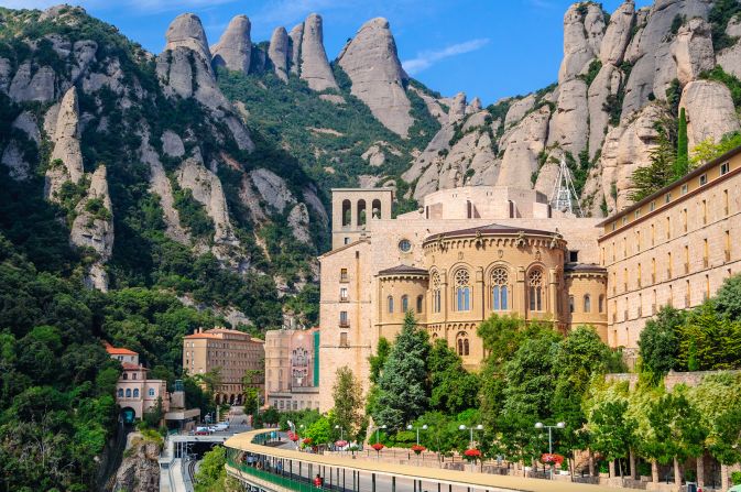 <strong>Peeks and peaks: </strong>The Cremallera rack train drops you at the level of the famous monastery, while a funicular takes you up amid the mountain peaks.