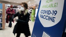 NEW YORK, NEW YORK - DECEMBER 09: A pharmacy in Grand Central Terminal advertises the COVID-19 vaccine on December 09, 2021 in New York City. As the fast-spreading new Omicron variant of COVID-19 has been detected in at least 19 states, health officials are urging Americans to get vaccinated and receive their booster shots.  (Photo by Spencer Platt/Getty Images)