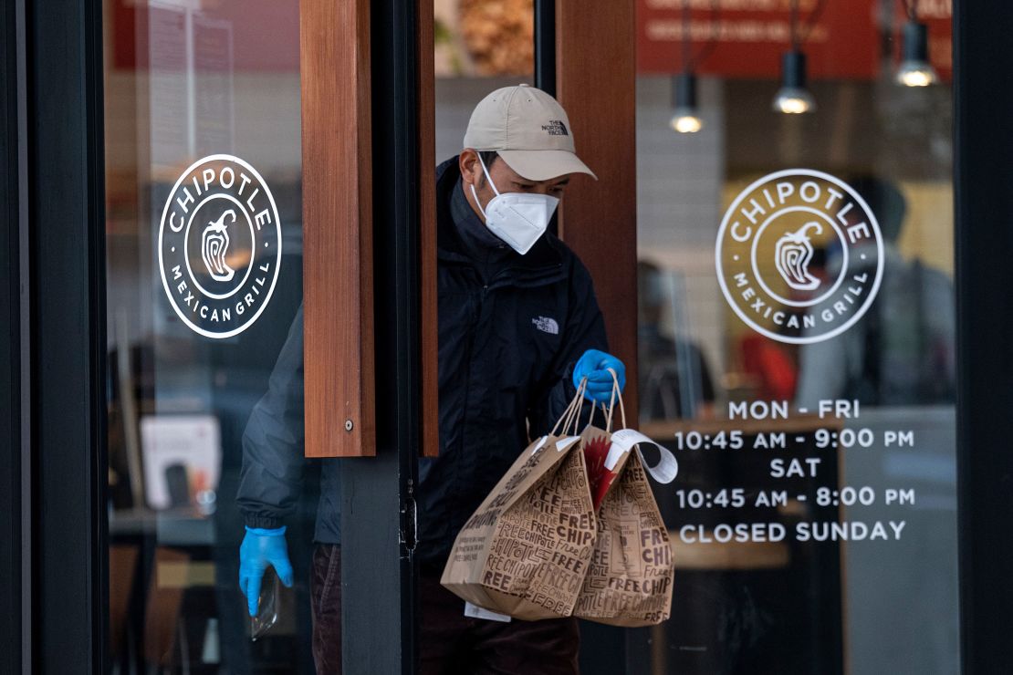 Chipotle raised prices about 10% last year.