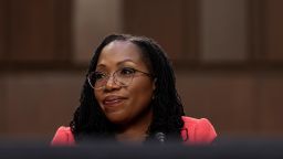 U.S. Supreme Court nominee Judge Ketanji Brown Jackson testifies during her confirmation hearing before the Senate Judiciary Committee in the Hart Senate Office Building on Capitol Hill, March 22, 2022 in Washington, DC.