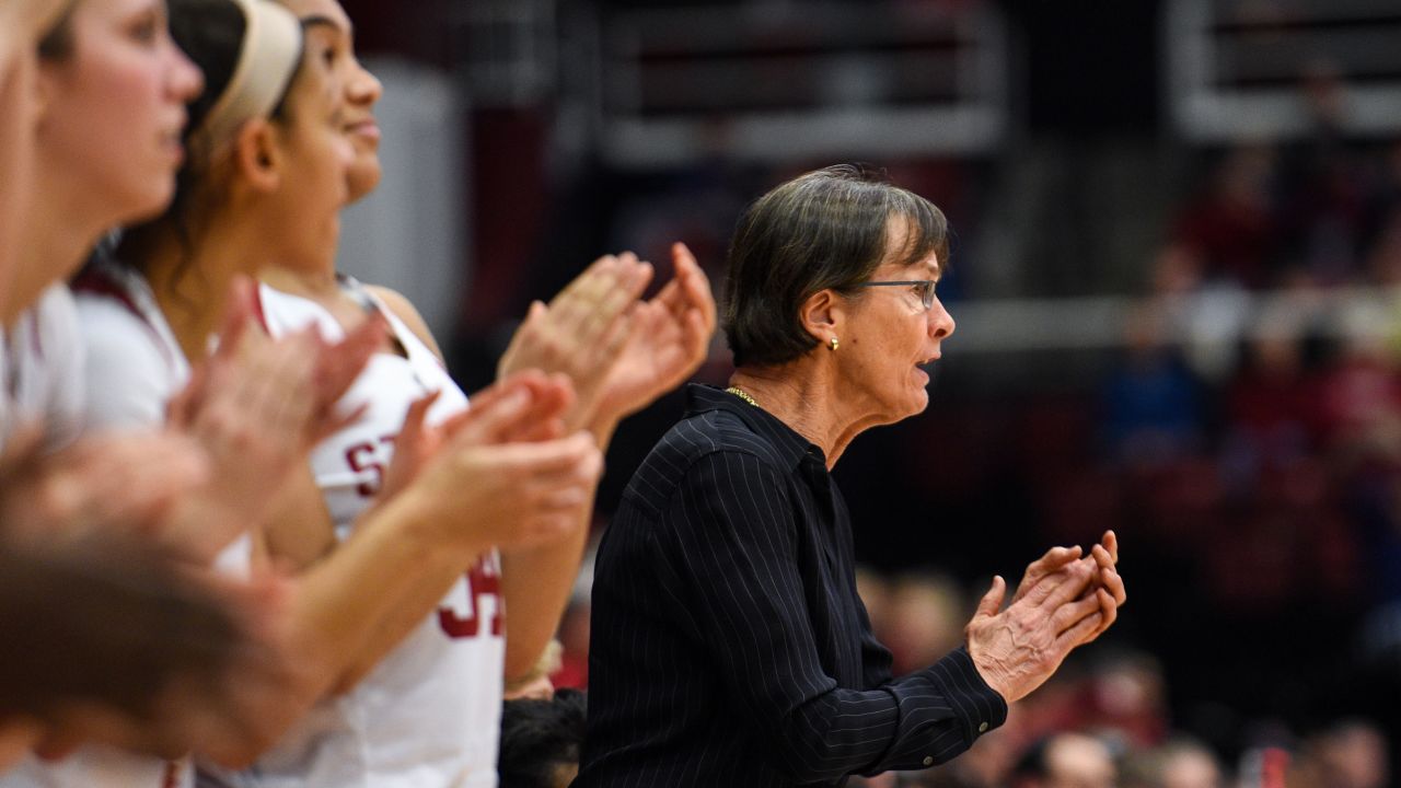 Tara Vanderveer, seen here on January 20, 2019, is one of college basketball's coaching legends.