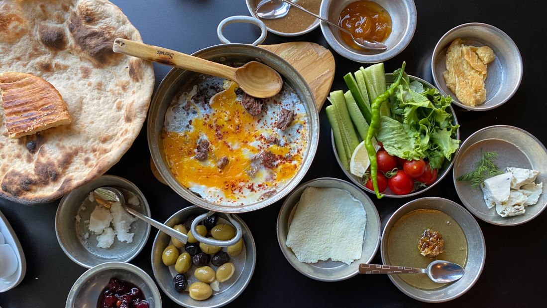 Traditional Turkish Village Breakfast 