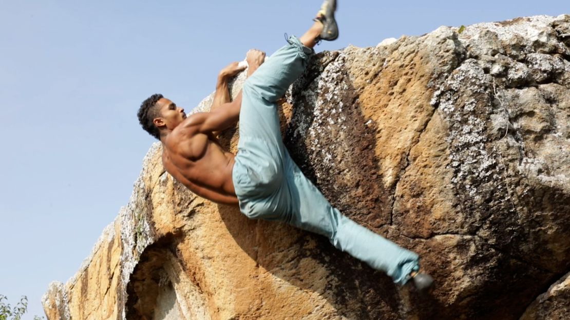 Peter Naituli is a free solo-ing, bare foot rock climber from Kenya.