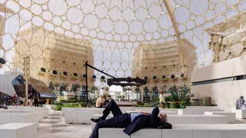 The Al Wasl dome, the centerpiece of Dubai's Expo 2020, will form part of the new District 2020 urban zone.