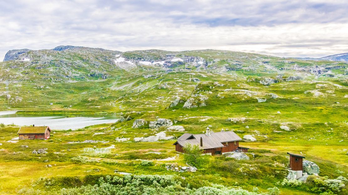 Finse, on the Oslo-Bergen route, is a tiny village only accessible by train.