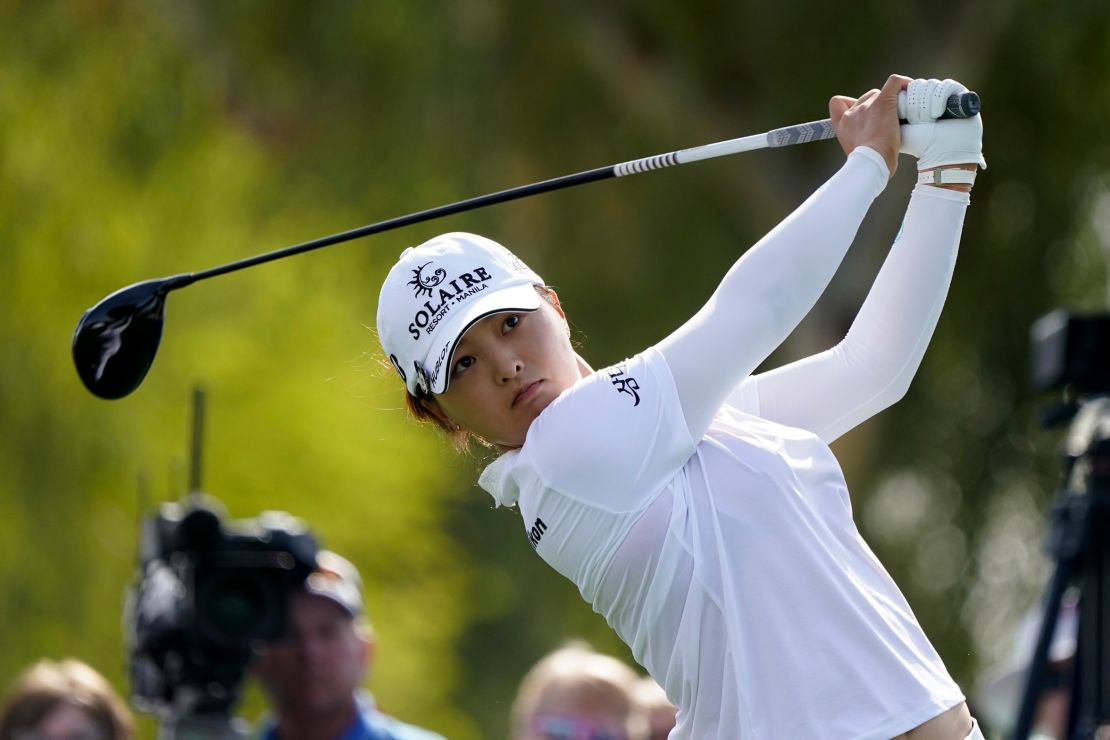 Ko Jin-young finished the opening round two-over par and in a tie for 78th.