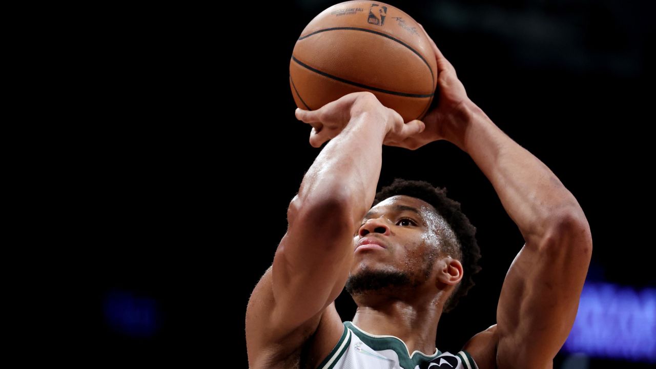 Giannis Antetokounmpo became the Bucks' all-time franchise top scorer on Thursday against the Brooklyn Nets.