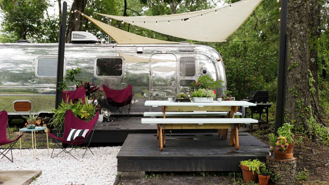 <strong>Part of the family: </strong>Owners Marc and Laura named this 1973 Airstream "Walter."