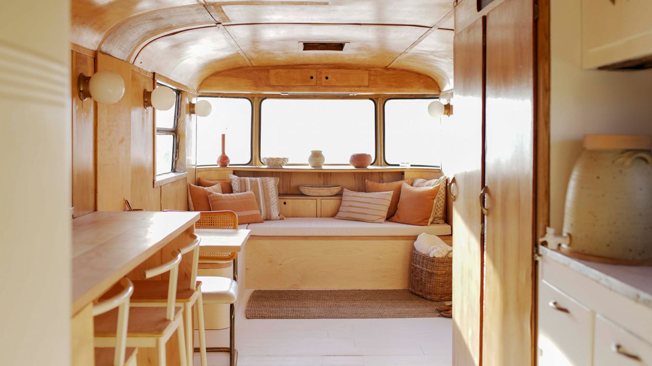 Oliver's book travels the States, meeting people who've renovated their own vans.