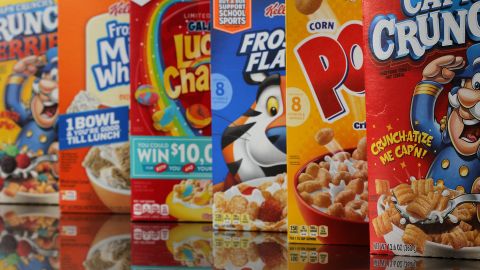 Characters have lined the cereal section of supermarkets for decades. 