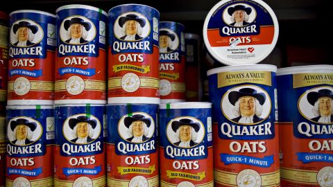 Early brand characters like "Larry," the made-up guy on Quaker Oats packages, were humans.
