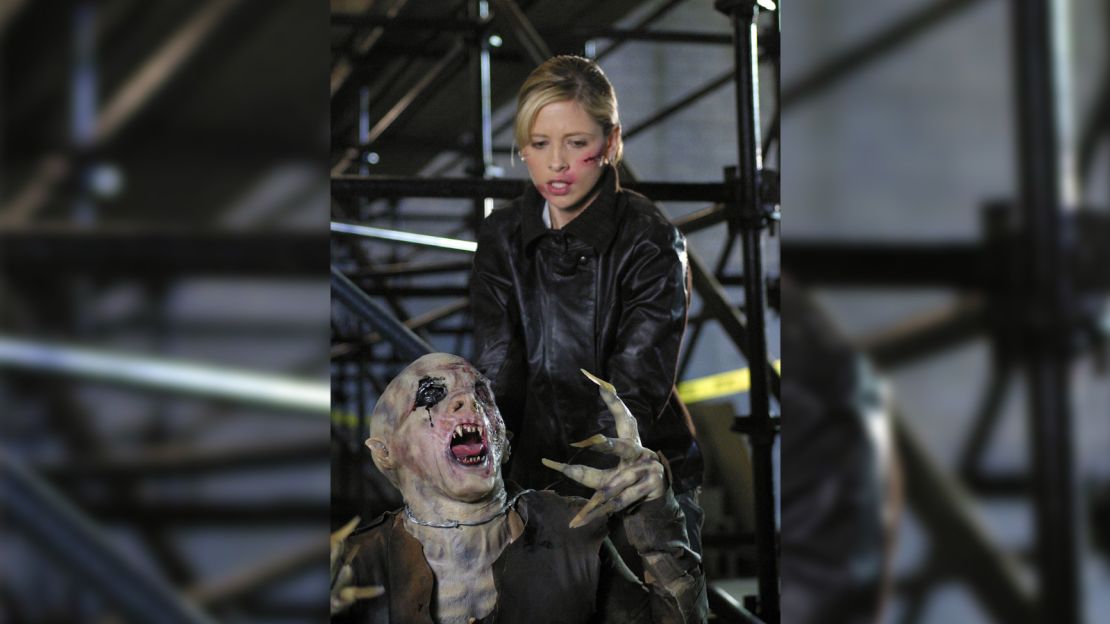 Sarah Michelle Gellar in a scene from "Buffy The Vampire Slayer".