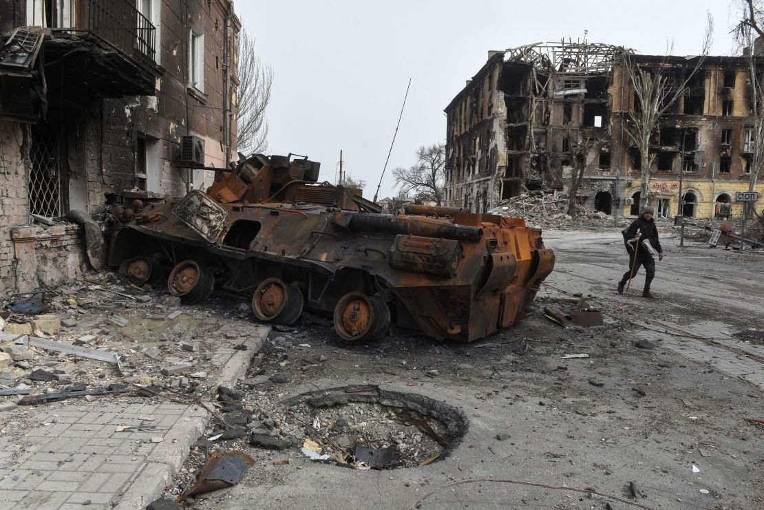 Around 90% of Mariupol's infastructure is believed to be destroyed, the city's mayor said.