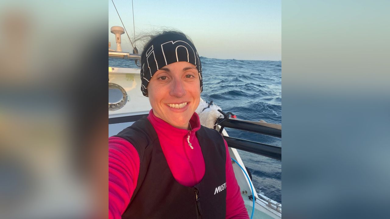 Evans broke the record for the fastest solo female crossing of the Atlantic Ocean. 