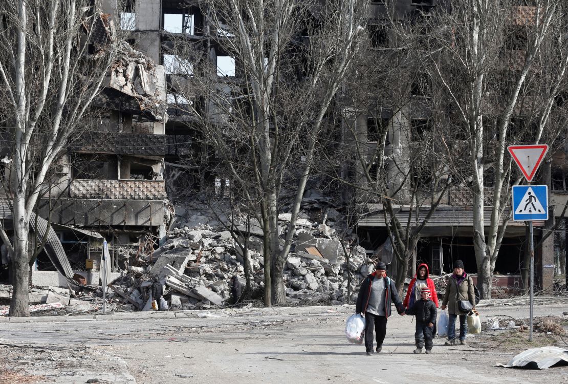 Almost all of Mariupol's infastructure has been destroyed during devastating Russian assaults.